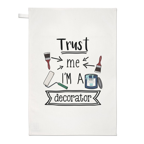 Trust Me I'm A Dekorateur Geschirrtuch SpüLlappen Best Favorit Toll Papa Lustig-image