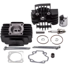 Big Bore Top End Cylinder Piston 60cc Kit Fit For Yamaha 1979-1987 QT50 PW 50