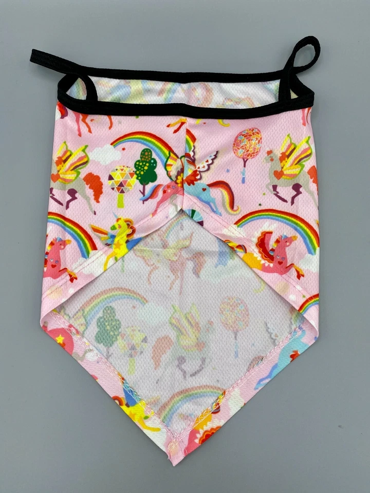 Face Mask Neck Gaiter for Children Unicorn Beauty Theme Breathable Material - Image 3 of 3