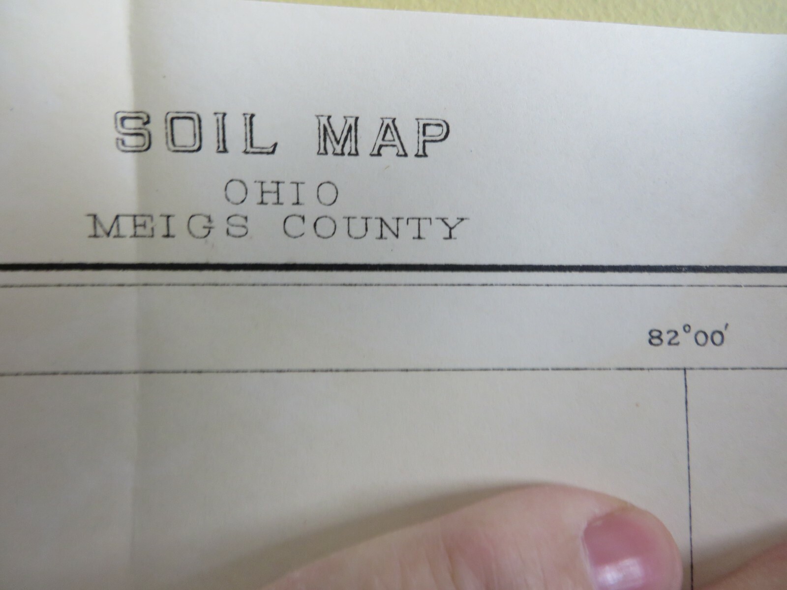 Antique Map 1906 Meigs County Ohio Middleport Pomeroy Rushville