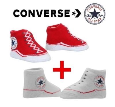 Converse All Star Chucks Baby Socken Schuhe Newborn 0-6 Monate Geschenkse