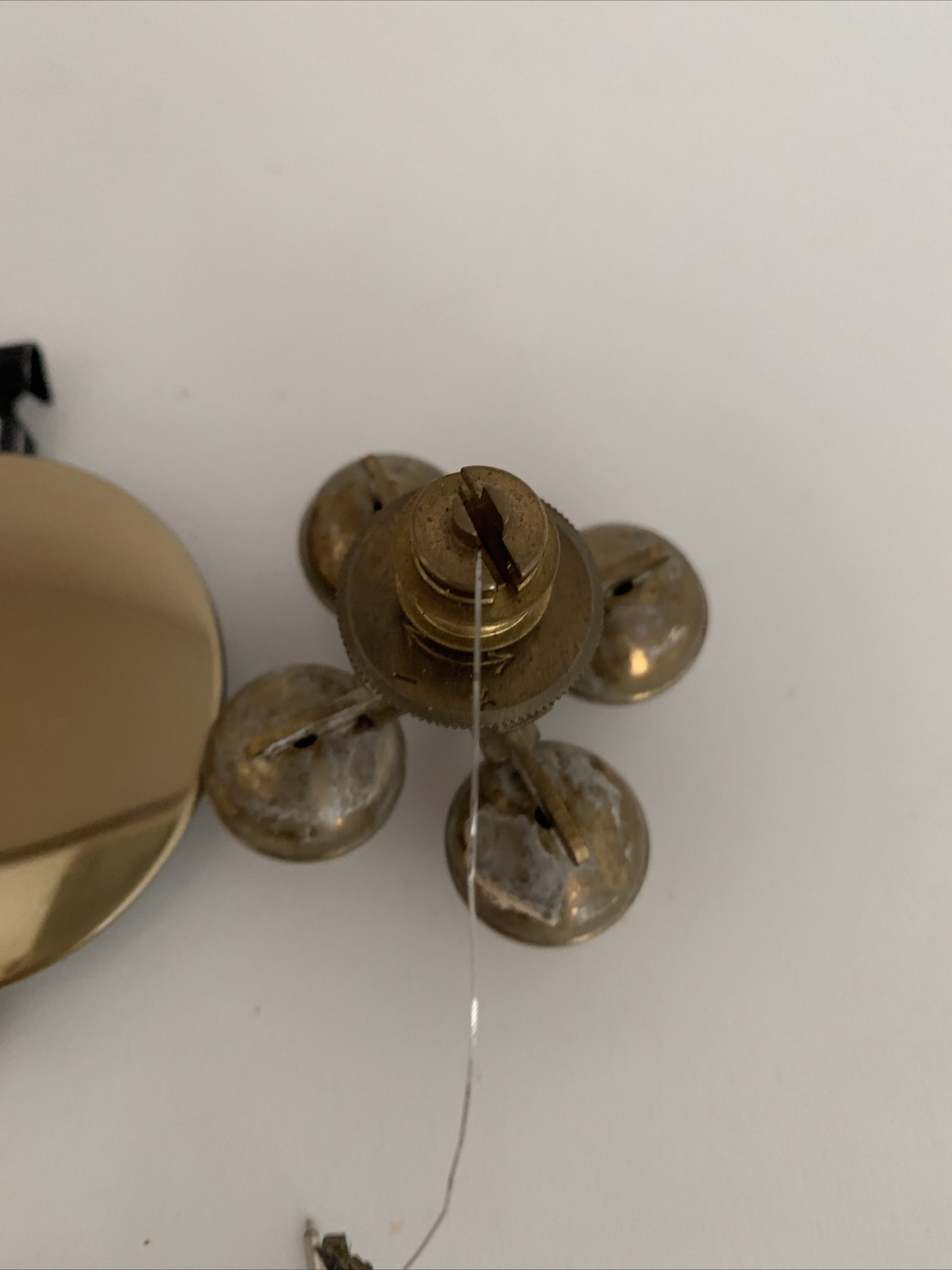 Vintage Lot Clock Pendulums Plus Some Parts Of Mental Clock eBay