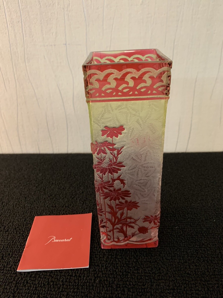 Acid-Etched Crystal Vase by Baccarat Model10 | eBay