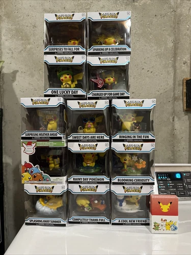 Funko A Day With Pikachu 13 piece 500pc LTD FULL Collection + Pokémon Cards
