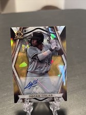 2022 Bowman Draft Baseball Oscar Colas Invicta Auto GOLD Refractor /50