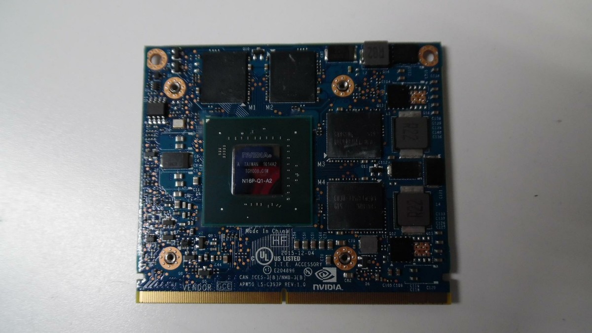 HP ZBook 15 G3 NVIDIA Quadro M1000M 2GB Video Card 850113-001