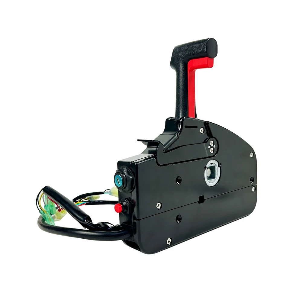 Outboard Remote Control Box For Honda Side Mount 24800-ZZ5-A22 1 SET New Black - Image 4 of 4