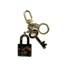 Louis Vuitton Portocre Confindence Bag Charm Keychain, Brown