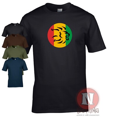 RASTA Löwenkopf Reggae Dub Step Musik Tanz T-Shirt