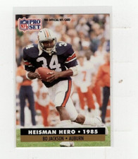 1991 Bo Jackson Pro Set Heisman Hero #42 (D-339)