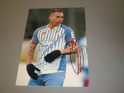 Eduardo Vargas Chile TSG 1899 Hoffenheim signiert signed Autogramm a. 20x28 Foto