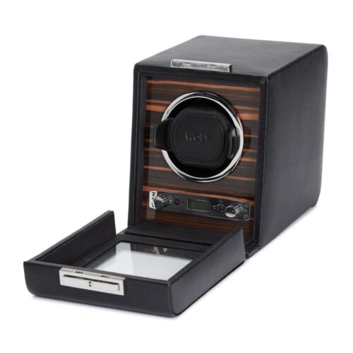 WOLF Roadster Single Watch Winder In Black With Cover, 457056 - Picture 1 of 3
