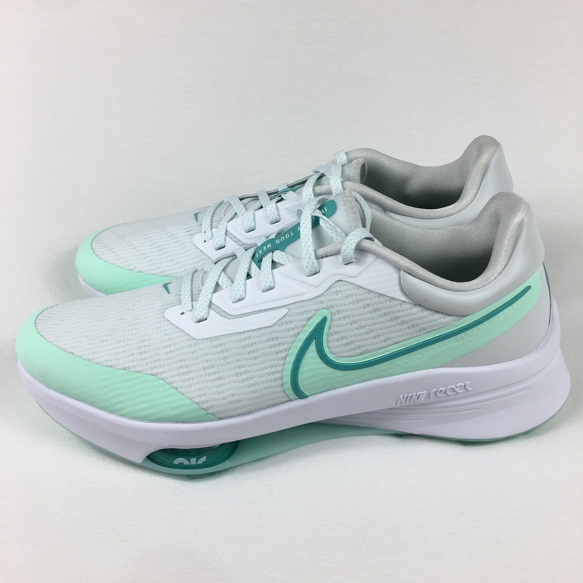 Nike Air Zoom Infinity Tour Next% Golf Shoes White Mint DC5221-143