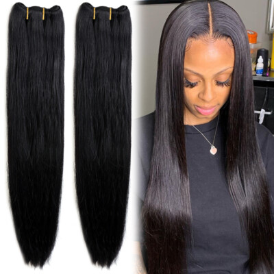 7A Malaysian Virgin 100G Pre Bundles Human Hair Weave Extensions 3Bundles 300g