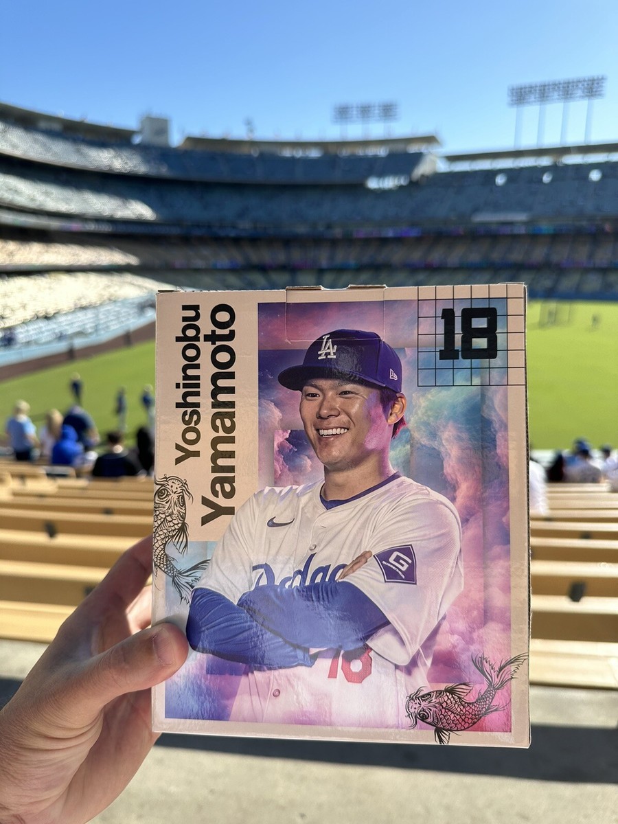 🔥🔥Yoshinobu Yamamoto 1st Bobblehead Los Angeles LA Dodgers SGA