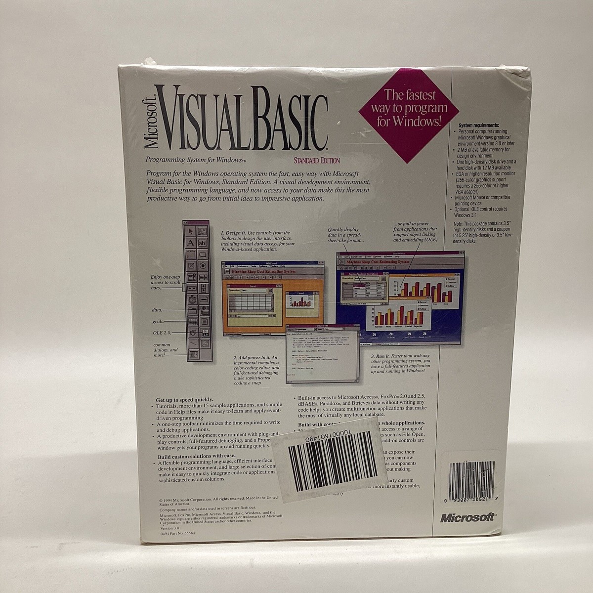 その他 Visual Basic 3.0 standard edition VB3 Download Visual Basic 3.0, VB3 Install