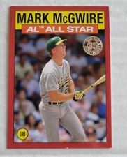 2021 Topps 1986 Topps All-Star Baseball RED Mark McGwire #86AS 32 #03/10