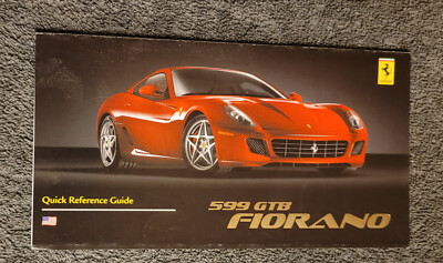 Ferrari 599 GTB Fiorano Manual Quick Reference Guide / Kurzanleitung 2447/06