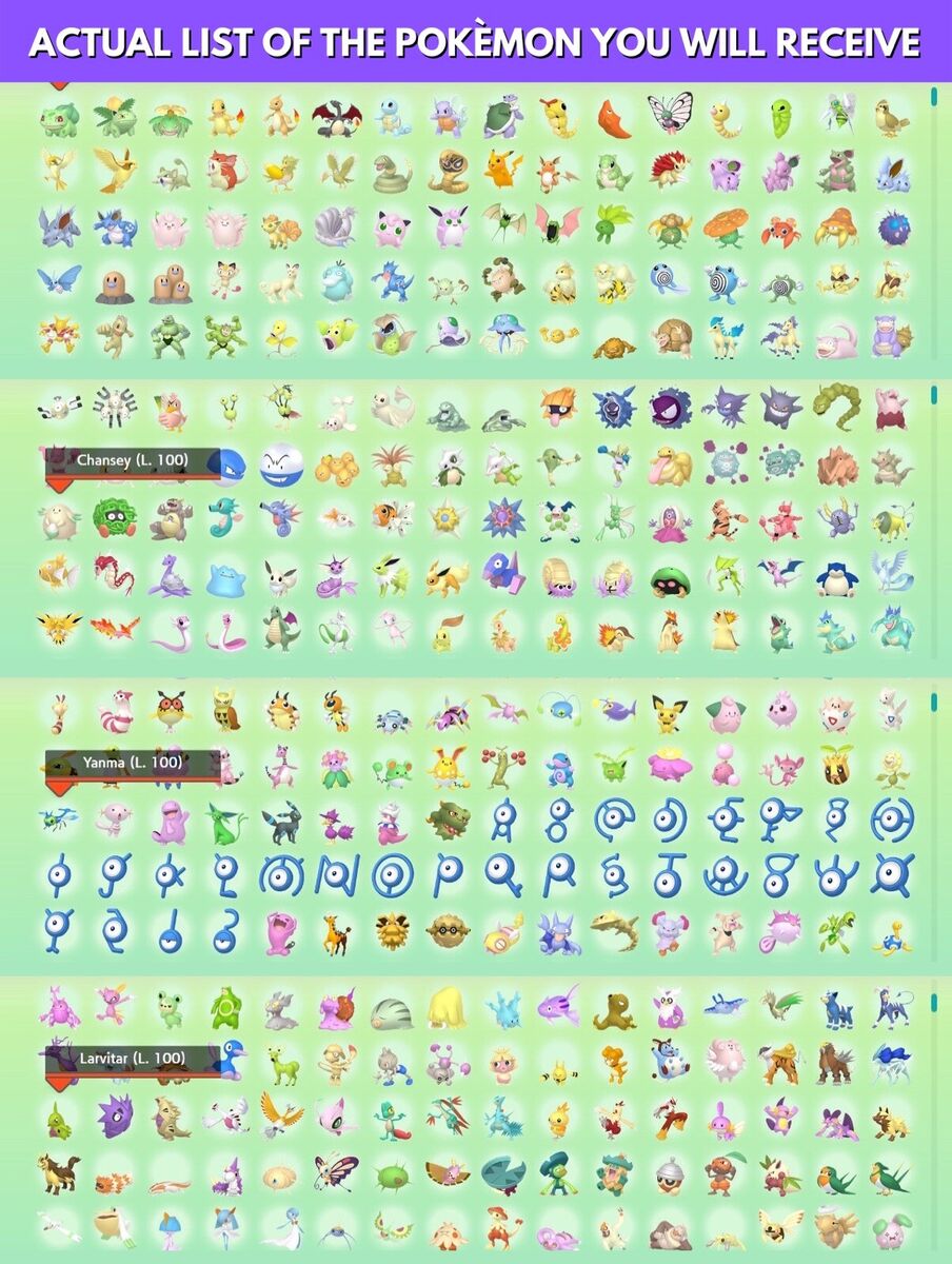 Pokemon Brilliant Diamond & Shining Pearl - Full Pokedex 100