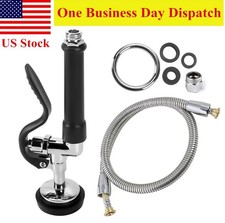 Pull Down Sprayer Commercial Kitchen Pre Rinse Faucet Head Sprayer Flexible Hose