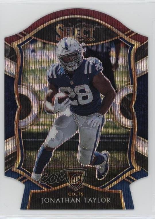 2020 Panini Select Concourse Tri-Color Prizm Die-Cut Jonathan Taylor #53 12fr