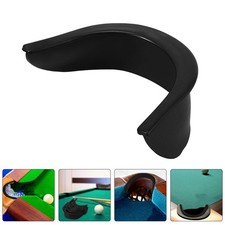 6Pcs Black Plastic Pool Table Pocket Liners Durable Billiard Hole Insert Pads