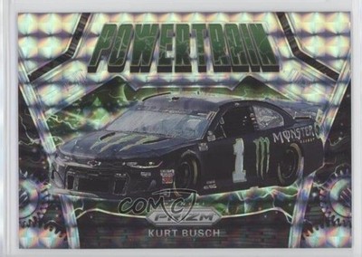 2020 Panini Prizm Power Train Silver Mosaic Prizm 56/199 Kurt Busch #82 5m1