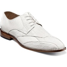 Stacy Adams Shoes Tristano Modified Bike Toe Oxford White Size 8.5 — photo 2