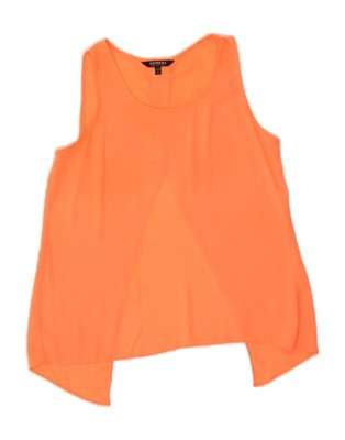 Express Damen ärmelloses Blusentop UK 10 Small orange Polyester CR56