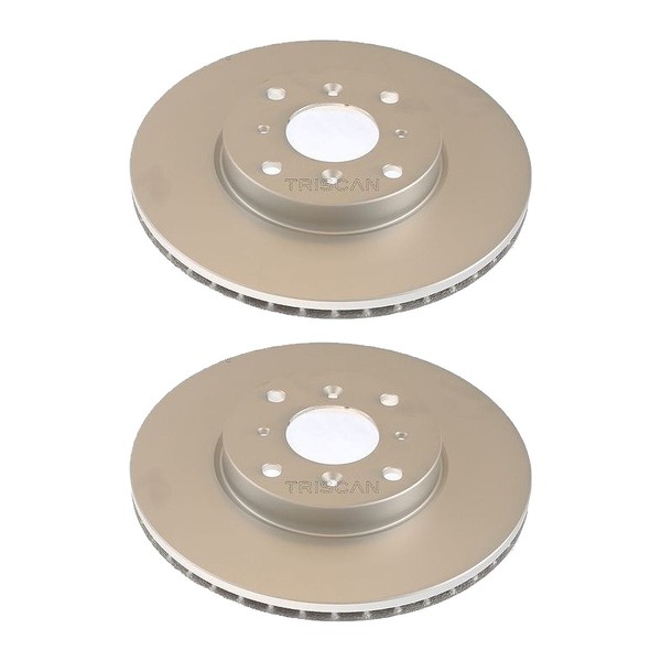 2 Bremsscheiben BelüFtet Ø 282 Mm Triscan FüR U.A. Honda Accord-image