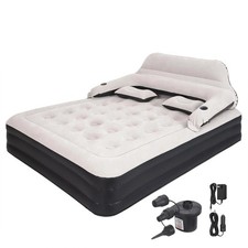Jlong Avenli Queen Airbed Mattress with Backrest 
