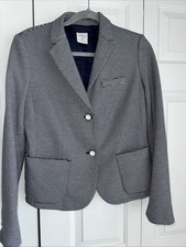 Gap Academy Blazer Classic Navy White Stripe 2 Button Sz 8 Preppy