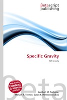 Lambert M. Surhone (U. A.) | Specific Gravity | Taschenbuch | Englisch (2026)