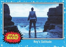 2017 Topps Reise nach Star Wars Die letzten Jedi Reys Einsamkeit #91