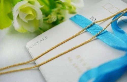 Collar de cadena de trigo de oro macizo de 18 quilates para mujer 18"" L ORO PURO DE 18 QUILATES GARANTIZADO   Foto 2 de 4