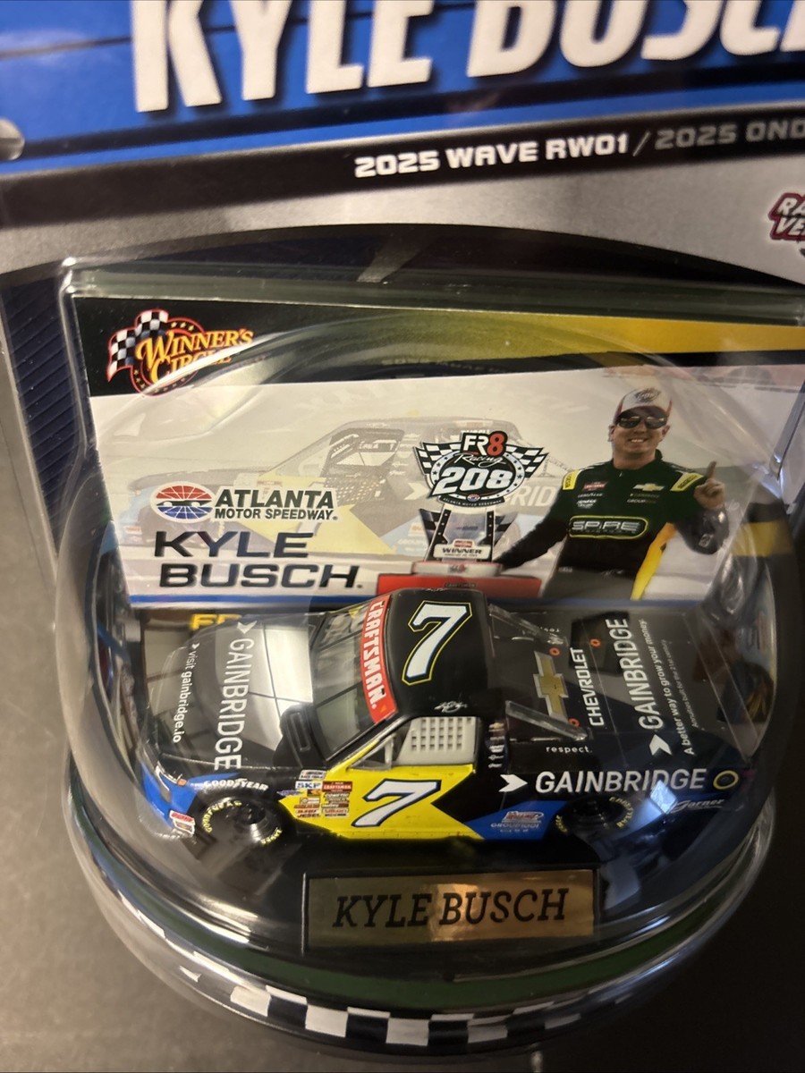 2025 NASCAR AUTHENTICS WINNERS CIRCLE RW01 1/64 #7 KYLE BUSCH