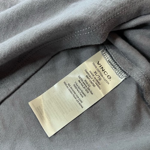 VINCE. Essentials Turtle neck in color Iris sz XL - Picture 3 of 4