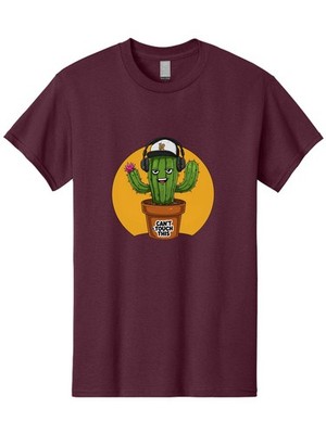 Can-T-Touch-This-Cactus-2 Mens Graphic Tee, 100% Cotton, Casual Summer Wear