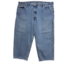 Levis 560 Jeans W48 L25 Mens Light Blue Baggy Relaxed Comfort Fit Denim