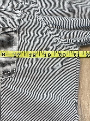 Buckle BKE Men’s Medium M Standard Fit Long Sleeve Button Up Shirt Gray Stripes - Picture 5 of 8
