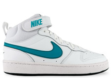 Size 6Y - Nike Court Borough Mid 2 White Blue Void GS CD7782-117