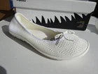 Leguano style cream shoes barefoot shoes ballet flats textile Germany size 40 New