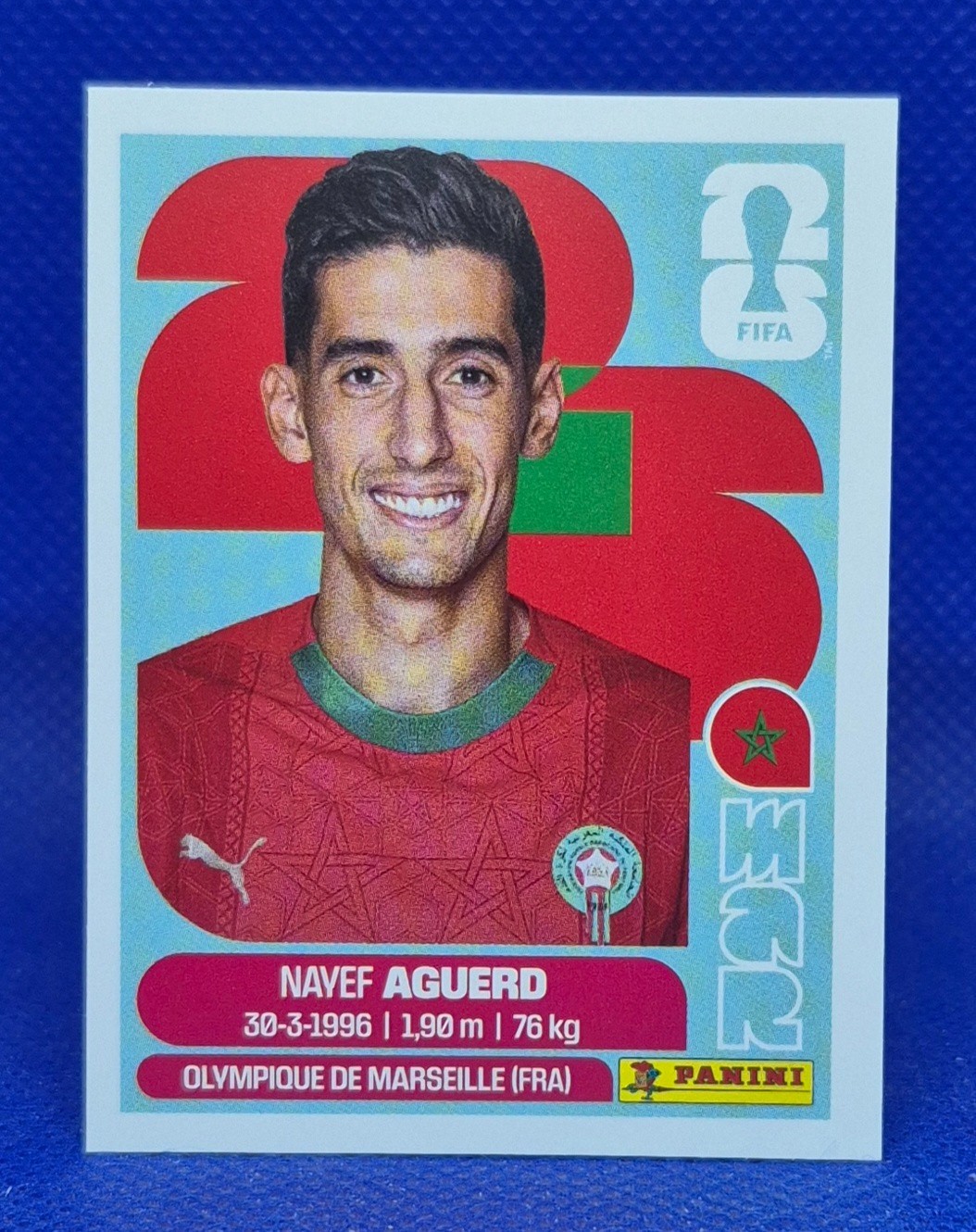 2026 Panini FIFA World Cup Sticker Nayef Aguerd #MAR 6 - Morocco