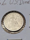 1856 Seated Liberty Silver Dime coin