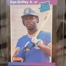 Donruss 1989 Ken Griffey Jr Seattle Mariners Rated Rookie #33 *Denotes
