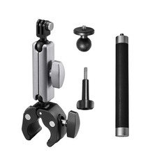 For Gopro / Dji / Insta 360 Action Cameras Cycling Bracket Bike Motorcycle Ha...