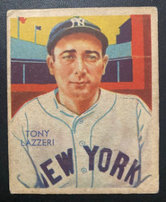 1934-36 Diamond Stars TONY LAZZERI #74  New York Yankees  @R1