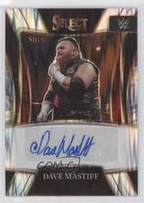 2022 Panini Select WWE Signature Selections Flash Prizm Dave Mastiff Auto 0a7
