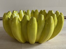 KARE DESIGN Dekoschale, Ausgefallene, Obstschale , Porzellan Bananen -Obstschale