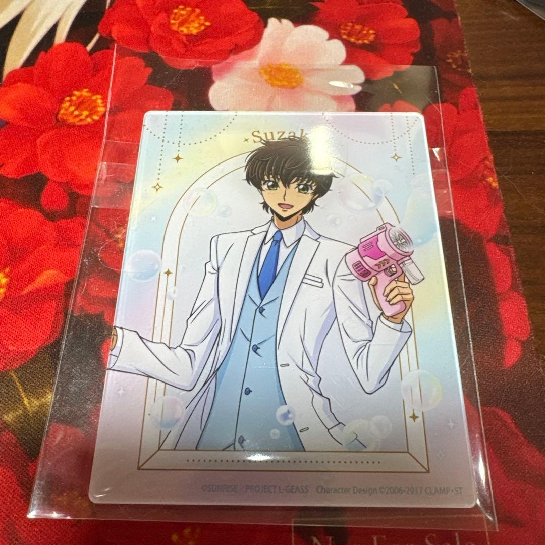 Code Geass Suzaku Acrylic Stand Trading Card New Collectible Artwork